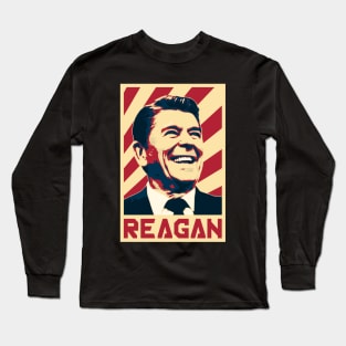 Reagan Retro Propaganda Long Sleeve T-Shirt